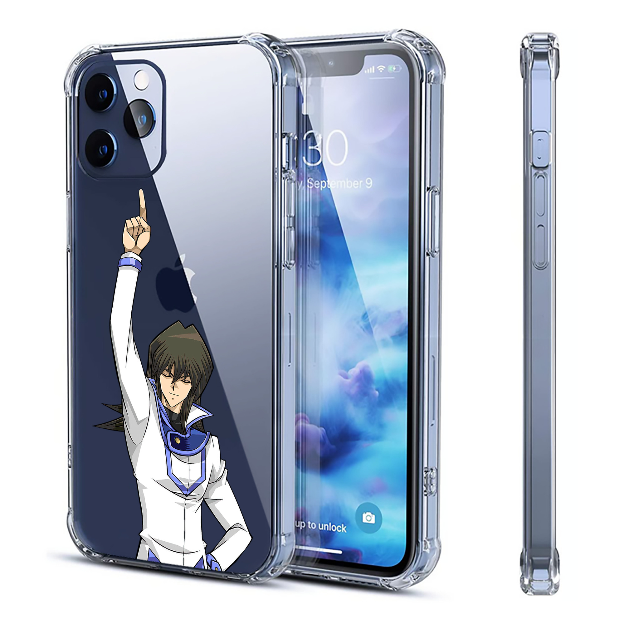 （画像用） 遊☆戯☆王 Yu-Gi-Oh! 【iPhone 12シリーズ対応】透明スマホケース（クリアソフトケース）